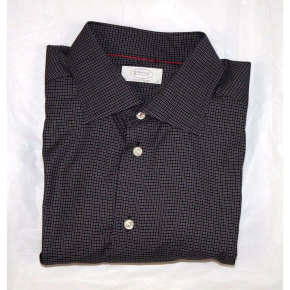 ETON Contemporary Long Sleeve Button Front Shirt - Picture 6 of 7